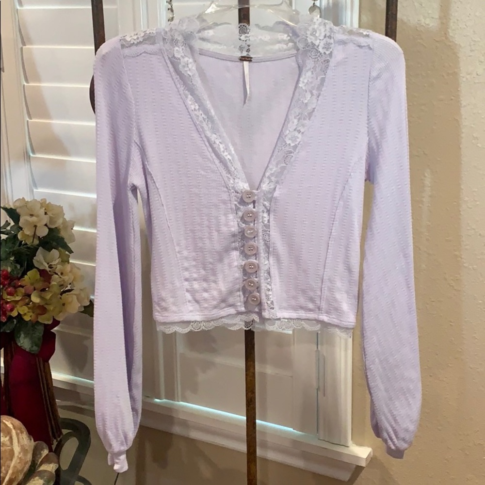 Super Cute Free People Crop Top